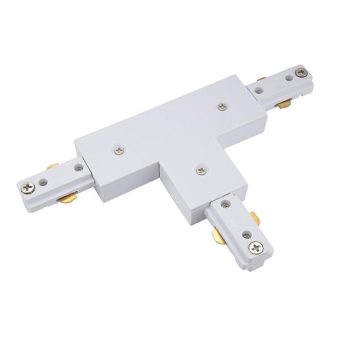 Track Lighting Connector 3Wire T Shape Rail Joiner White for Flexible and Reliable Track System