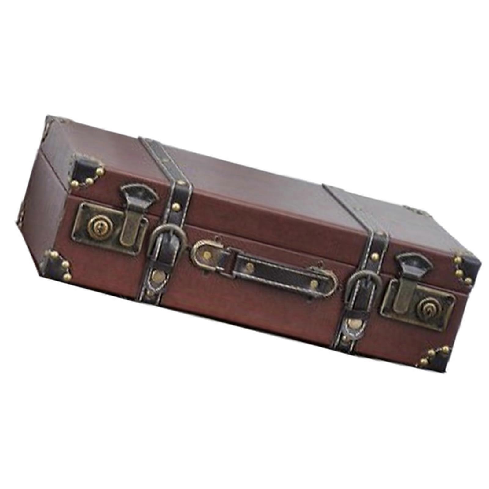 Elegant European PU Leather Suitcases Spacious Handheld Travel Trunk for Collector and Enthusiasts Daily Casual Use  Brown set of three
