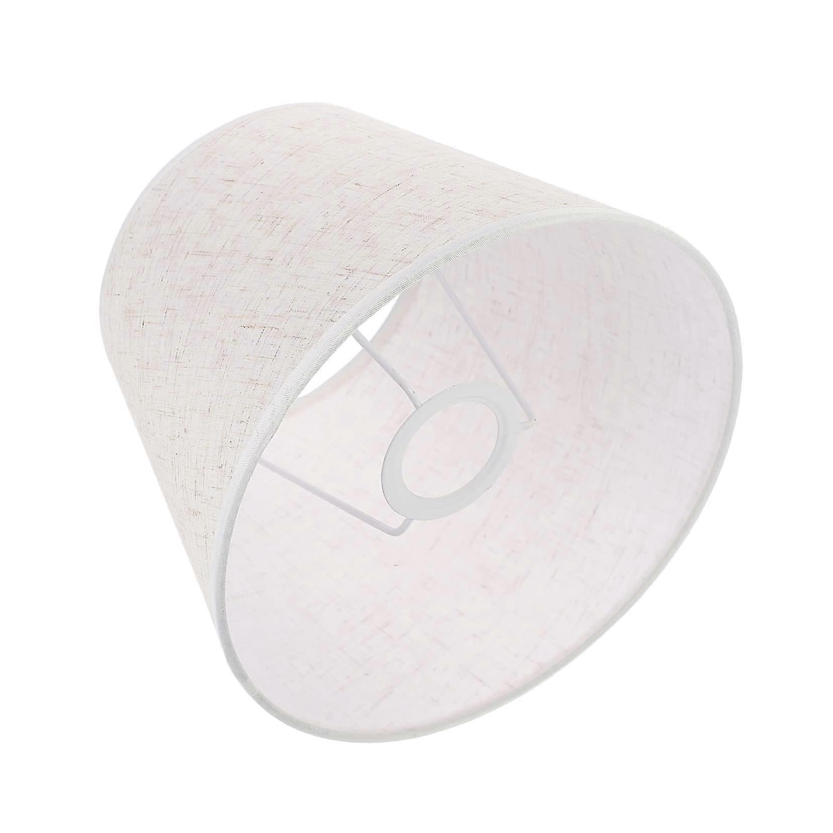 Linen Lamp Shade Cover with Soft Light Diffusion and Dust Protection for Table or Wall Lamps