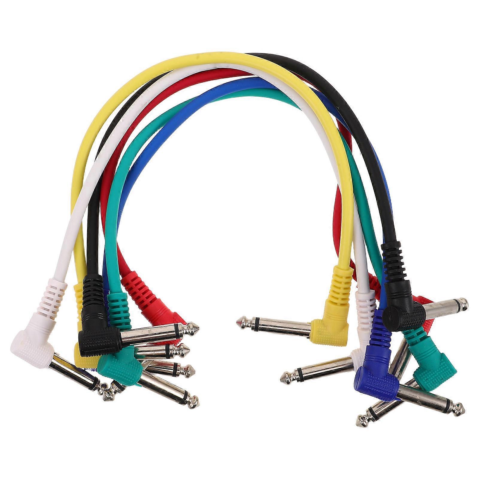 Electric Guitar Effect Patch Cable for Audio Connection 18Pcs Assorted