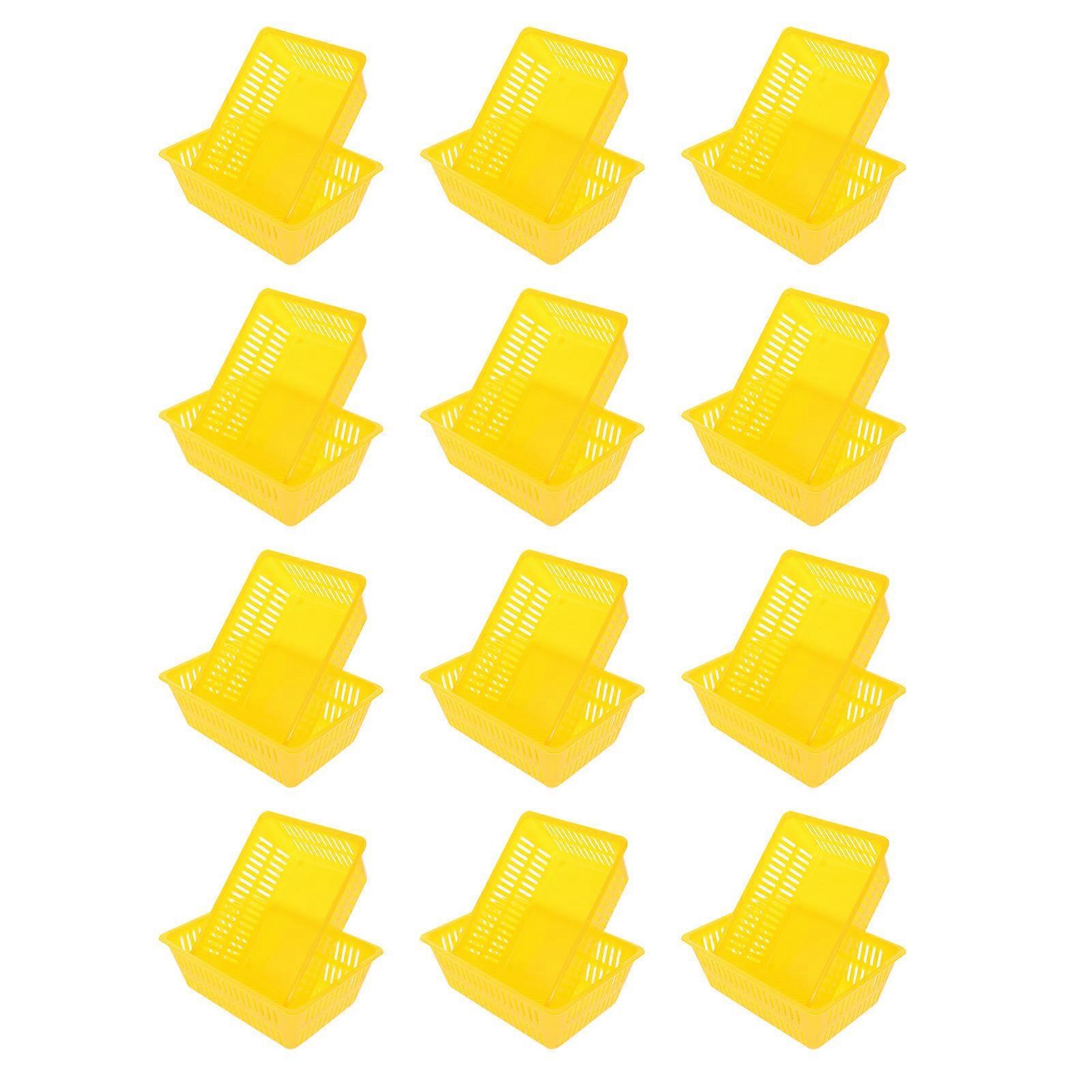 Small Plastic Basket Coin Storage for Organizing 12Pcs Practical Coin Baskets