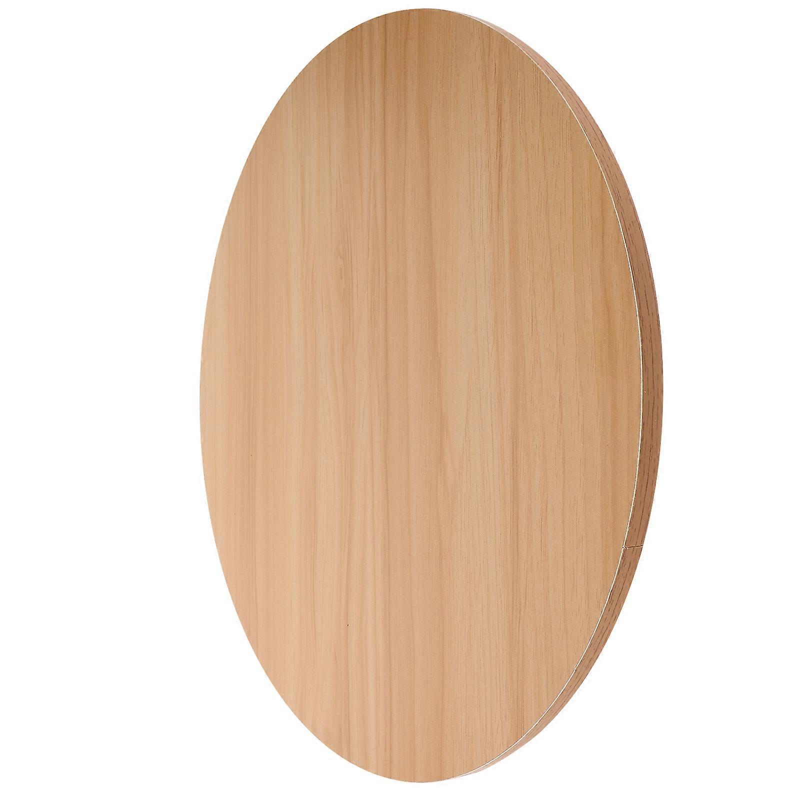 Thick Round Tableboard Wood Table Top Replacement for Office Use