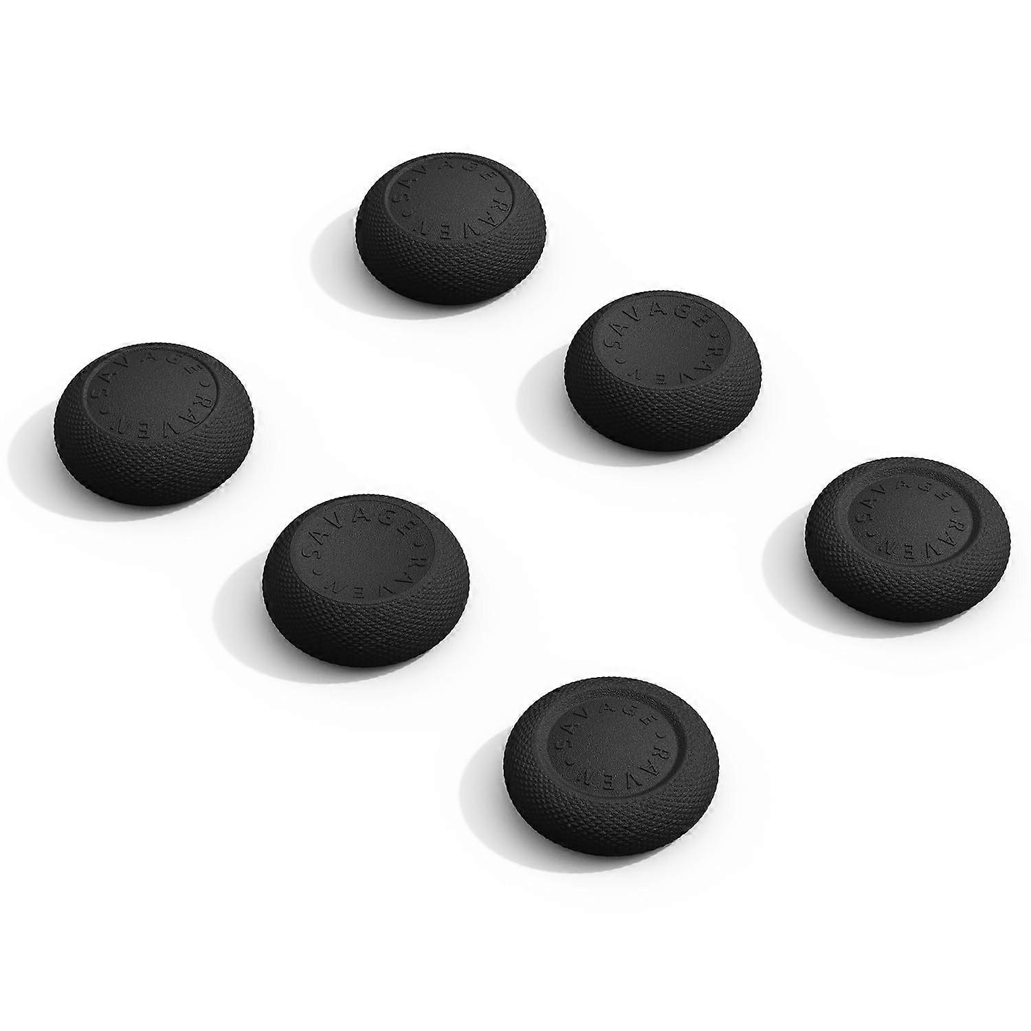 JoyCon Thumb Grips, Improved Control and Comfort, 3 Pairs Black for Nintendo Switch 2
