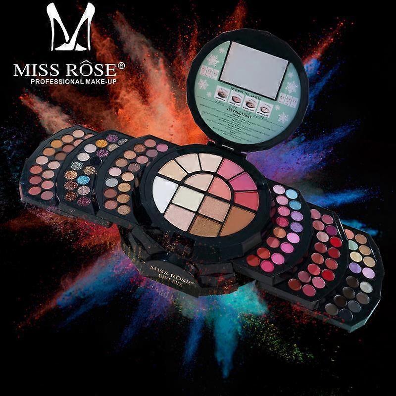 108 Color Eyeshadow Palette Set, 1 Count Matte & Glitter Makeup Palette, Multi-use Makeup Products for Eyeshadow, Blush, Concealer, Highligh