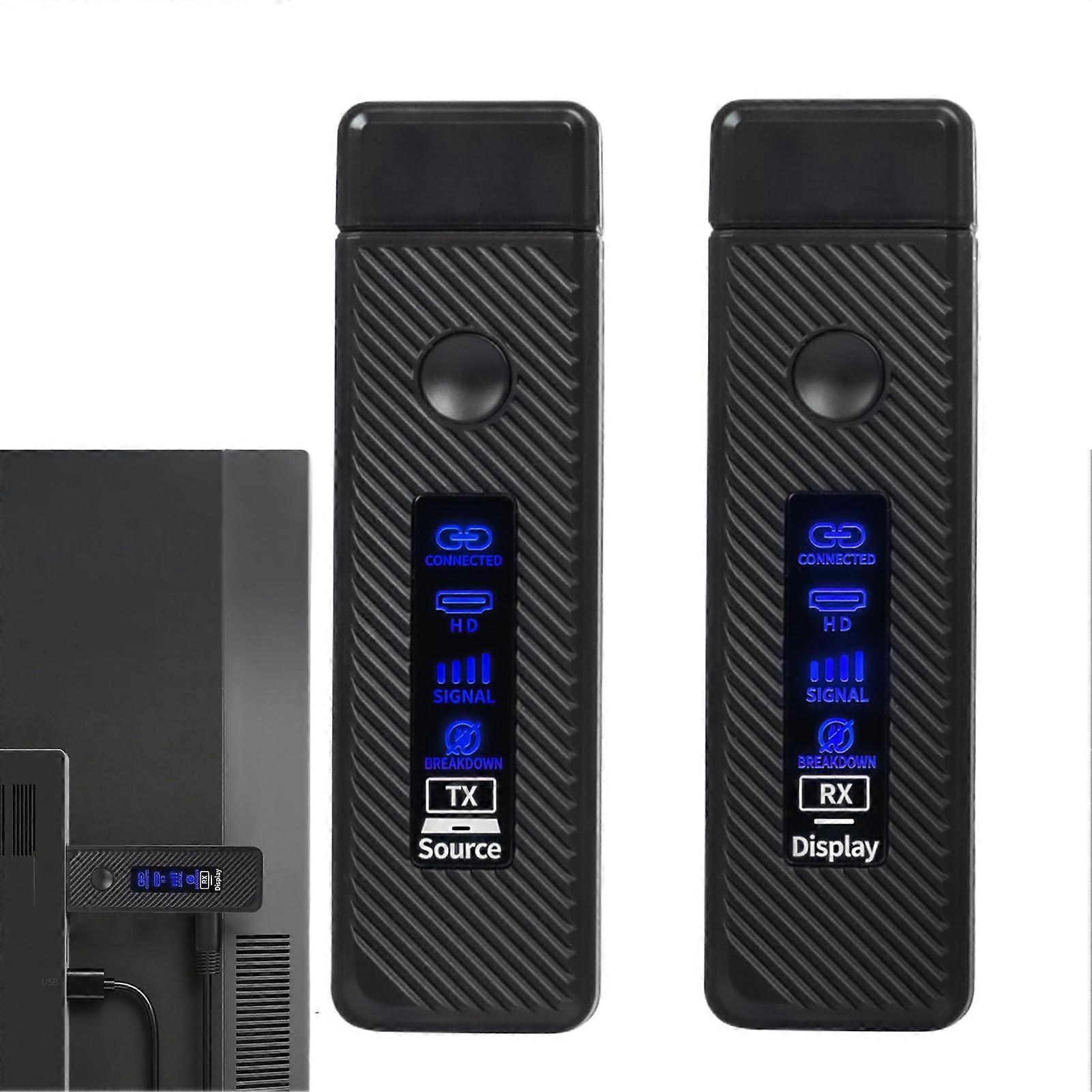 Portable Wireless Transmitter Receiver Wireless Video Streaming, Transmission, Projector Display Support For Laptops