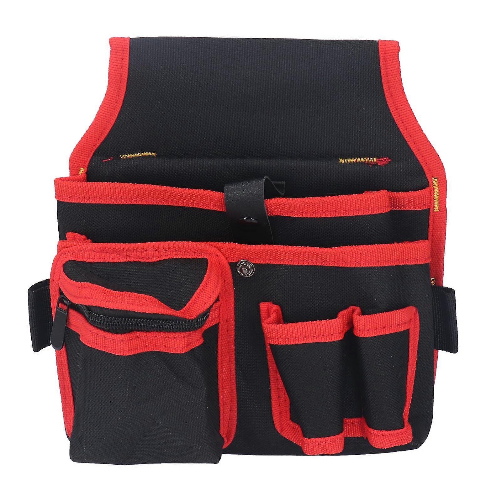 Waterproof Electrician Tool Pouch with Belt Clip, MultiPocket Oxford Fabric for Technicians