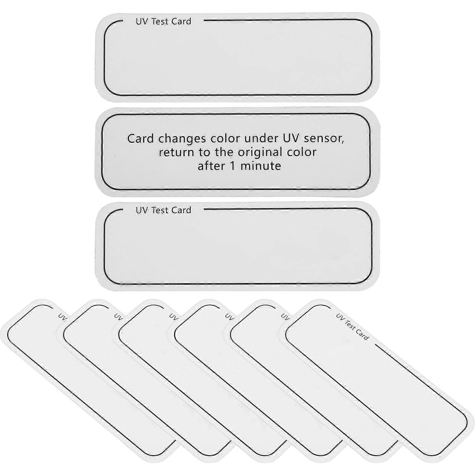 Uv Intensity Indicator Uv Testing Cards for Reliable Results 10Pcs