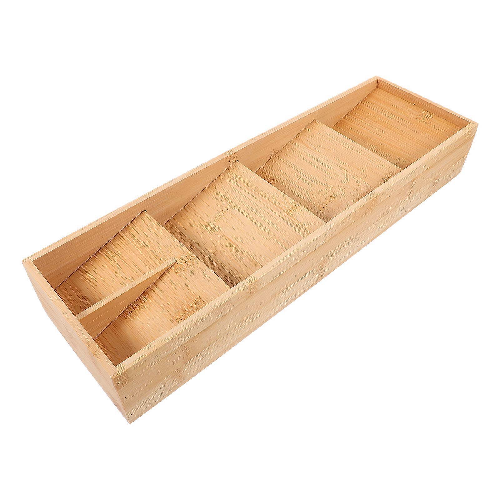 Wood Silverware Drawer Organizer for Storage Flatware Organizer for Drawer