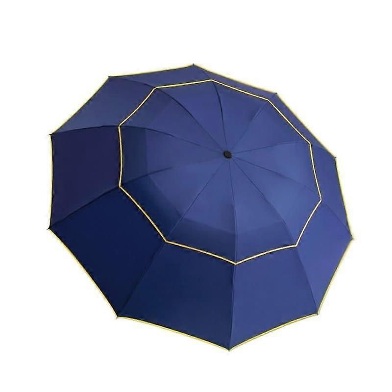 Travel Umbrella Windproof 10Bone Frame Compact Folding Manual Umbrella for Men Business