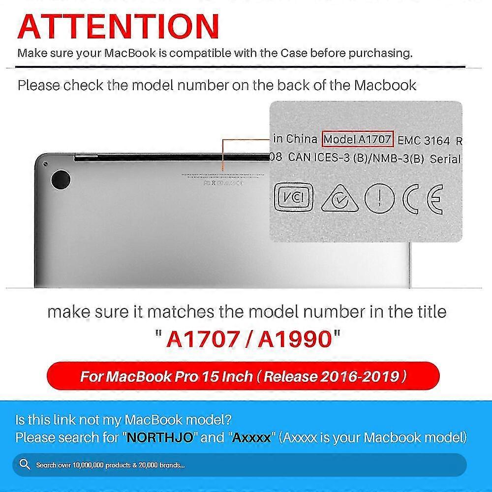 Gradient Pattern Case For Macbook Pro 15 Inch A1707 A1990 25-26