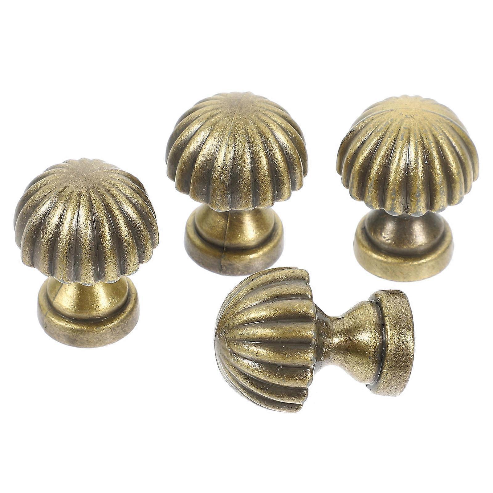 Lamp Finials Lamp Shade Finial for Decor 4Pcs Golden Metal Replacement Knobs
