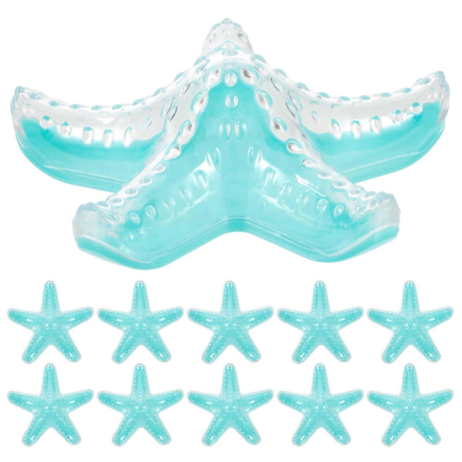 Plastic Sugar Storage Box for Candy Use with 10Pcs Sea Star Containers