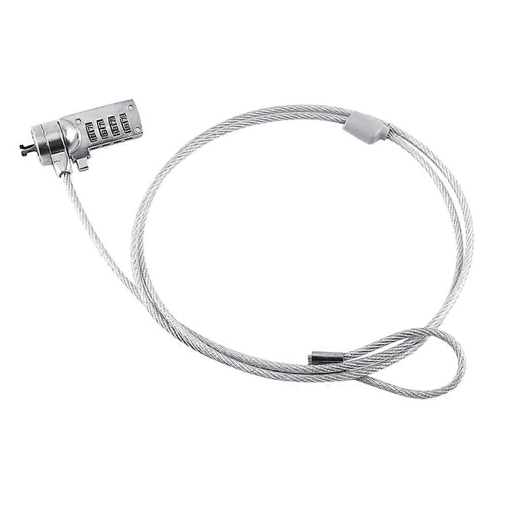 Tamper-proof Cable Bike Lock For Office Use And Travel With 4-Digit Combination Function 1Set