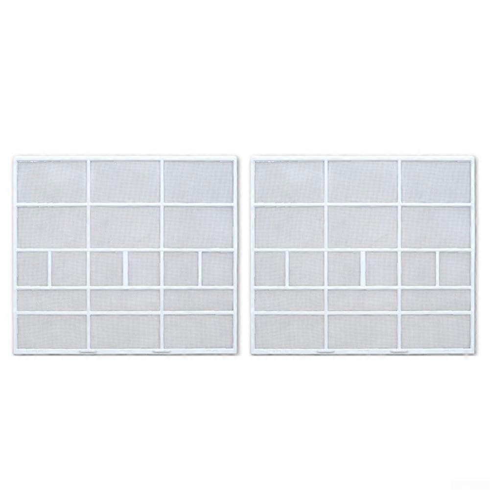 2pcs Air Conditioner Filter Dustproof Mesh Cover for Split System Indoor Unit AC Dust Screen 31.9x28.3cm