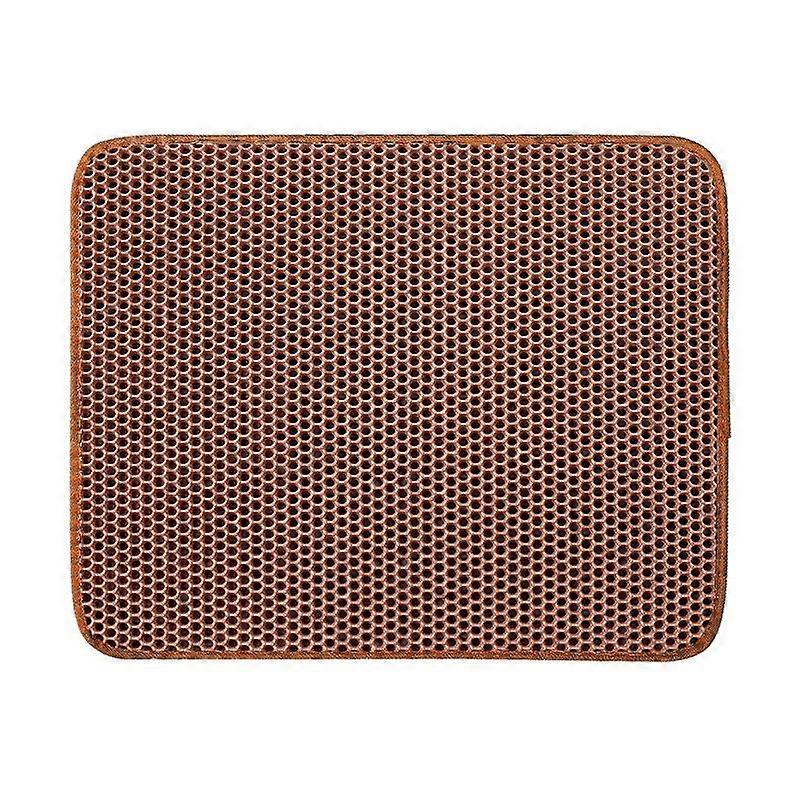 Cat Litter Mat Foldable Double Layer Waterproof Honeycomb Shape