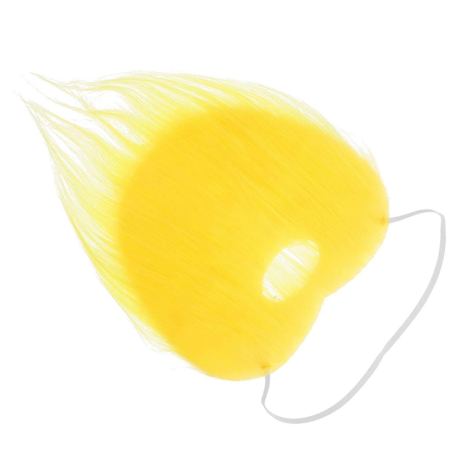 Fake Mustache Prop Yellow Simulated Beard for Party Decoration