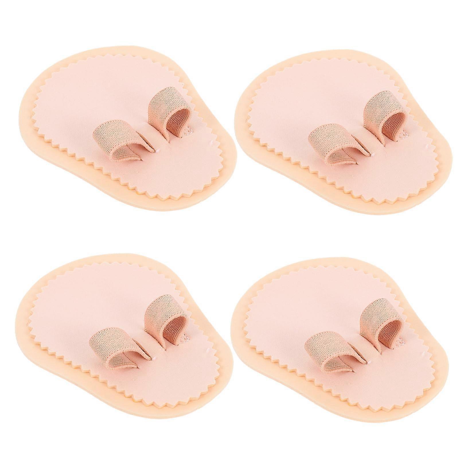 Adjustable Toe Separator and Bunion Corrector 4pcs Elastic Forefoot Pad for Comfortable Alignment