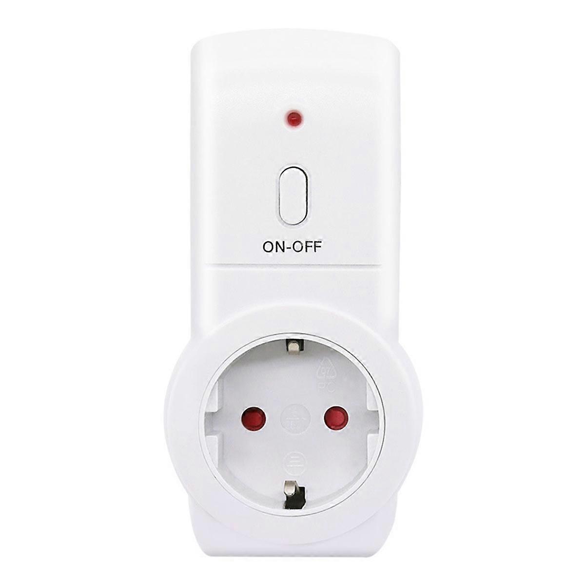 Wireless Remote Control Smart Timer Socket Switch 220V Wall 433mhz Programmable Electrical Outlet Switch EU Plug