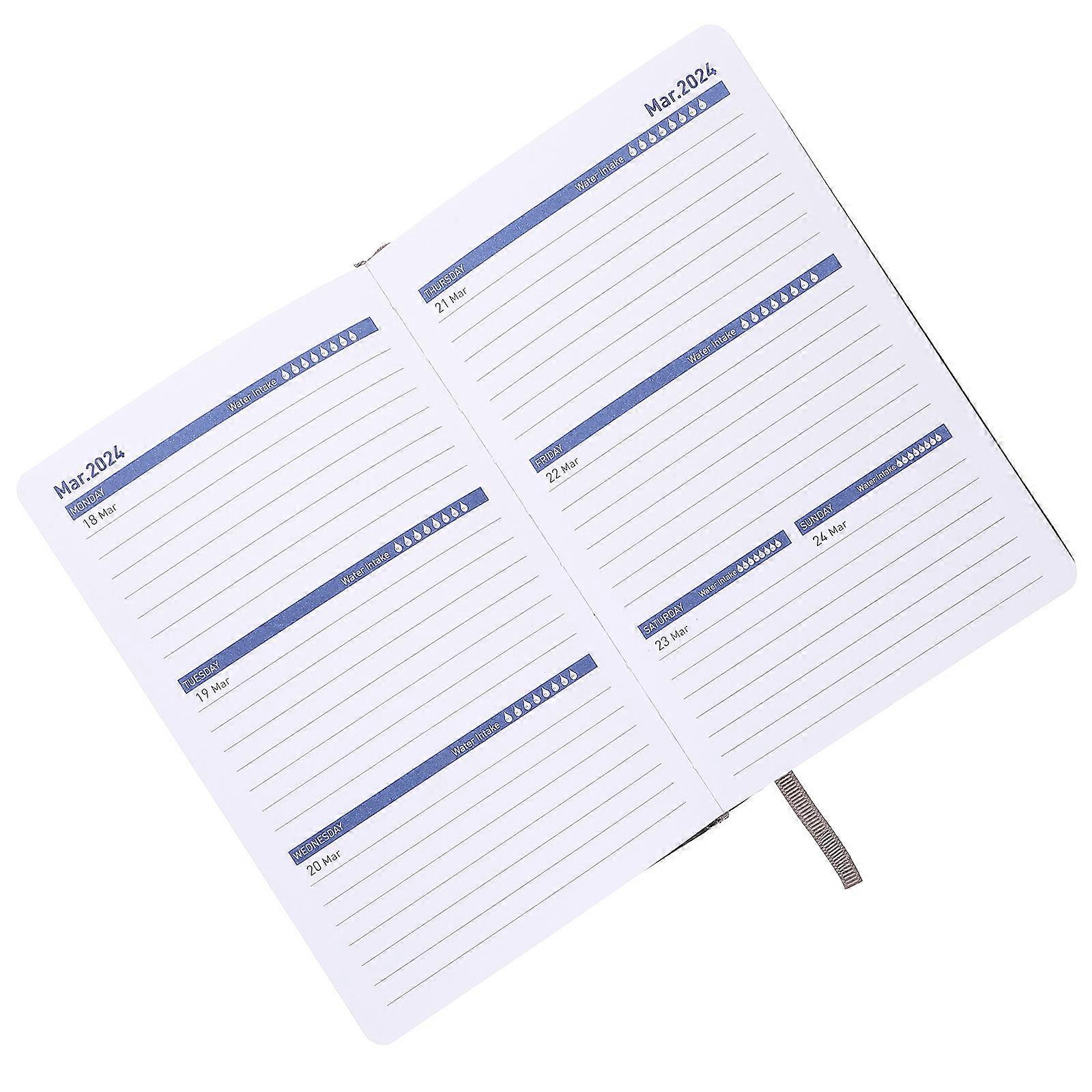 Daily Planning Notebook Office Work Planner Notepad for Writing Use