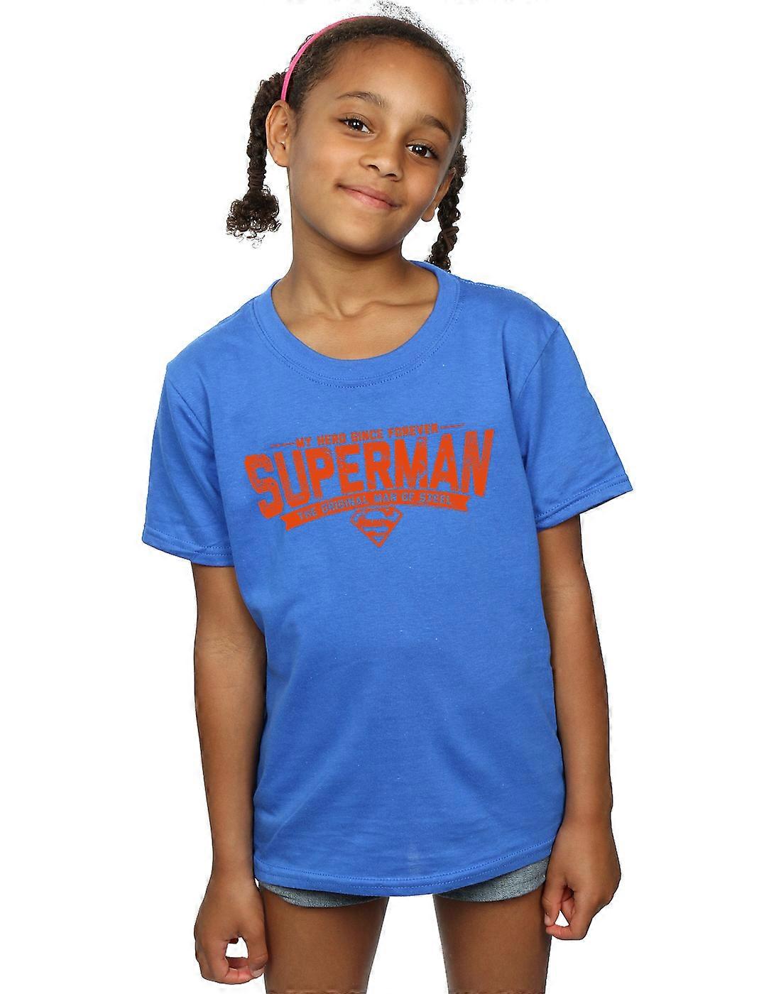 DC Comics Mädchen Superman mein Held T-Shirt