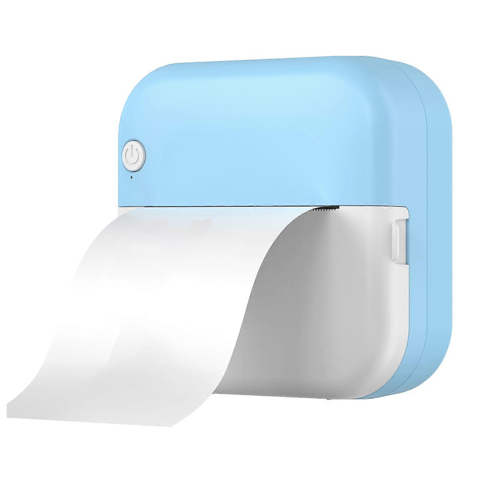 Portable Thermal Printer Mini Pocket Bluetooth Wireless Photo and Notes Maker for Android iOS with 1 Roll Paper