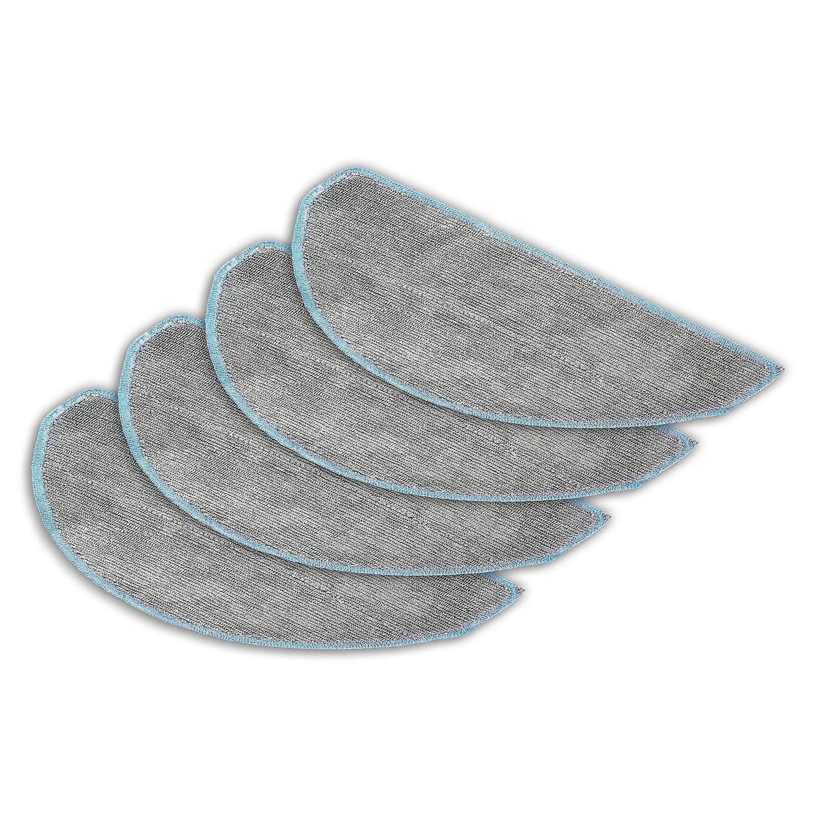 4 Pack Mop Pads Replacement for Roomba 104 105 Combo, Washable Microfiber Cloths