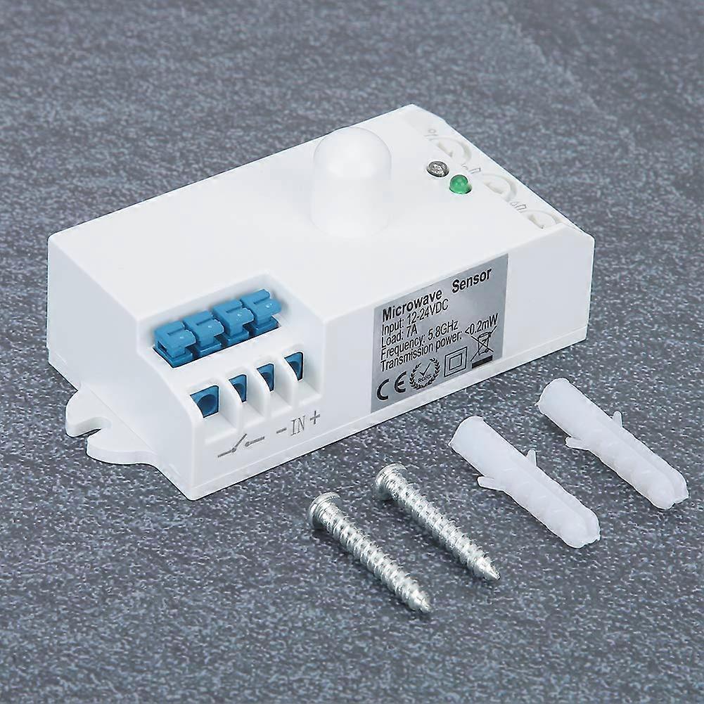 Microwave Motion Sensor Switch with Adjustable Sensitivity for Accurate Indoor and Outdoor Detection