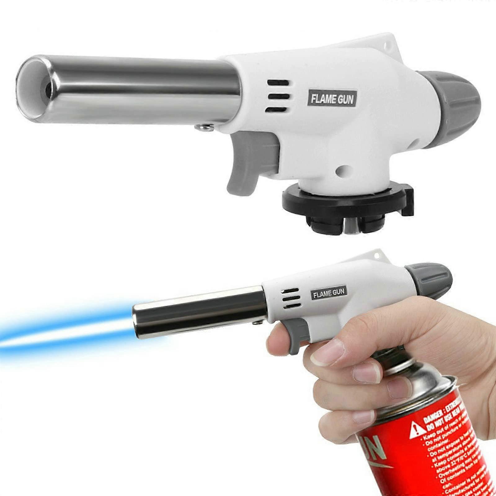 Butane Cooking Torch with Adjustable Flame and Auto Ignition for Baking and Crème Brûlée EX678