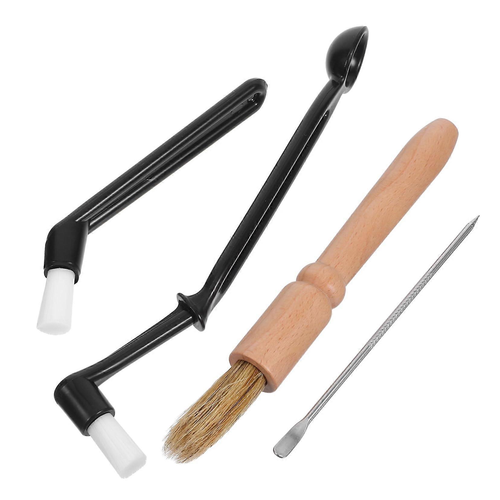 Espresso Machine Cleaning Brush Set for Efficient Grinder Cleaning and Barista Maintenance Tools