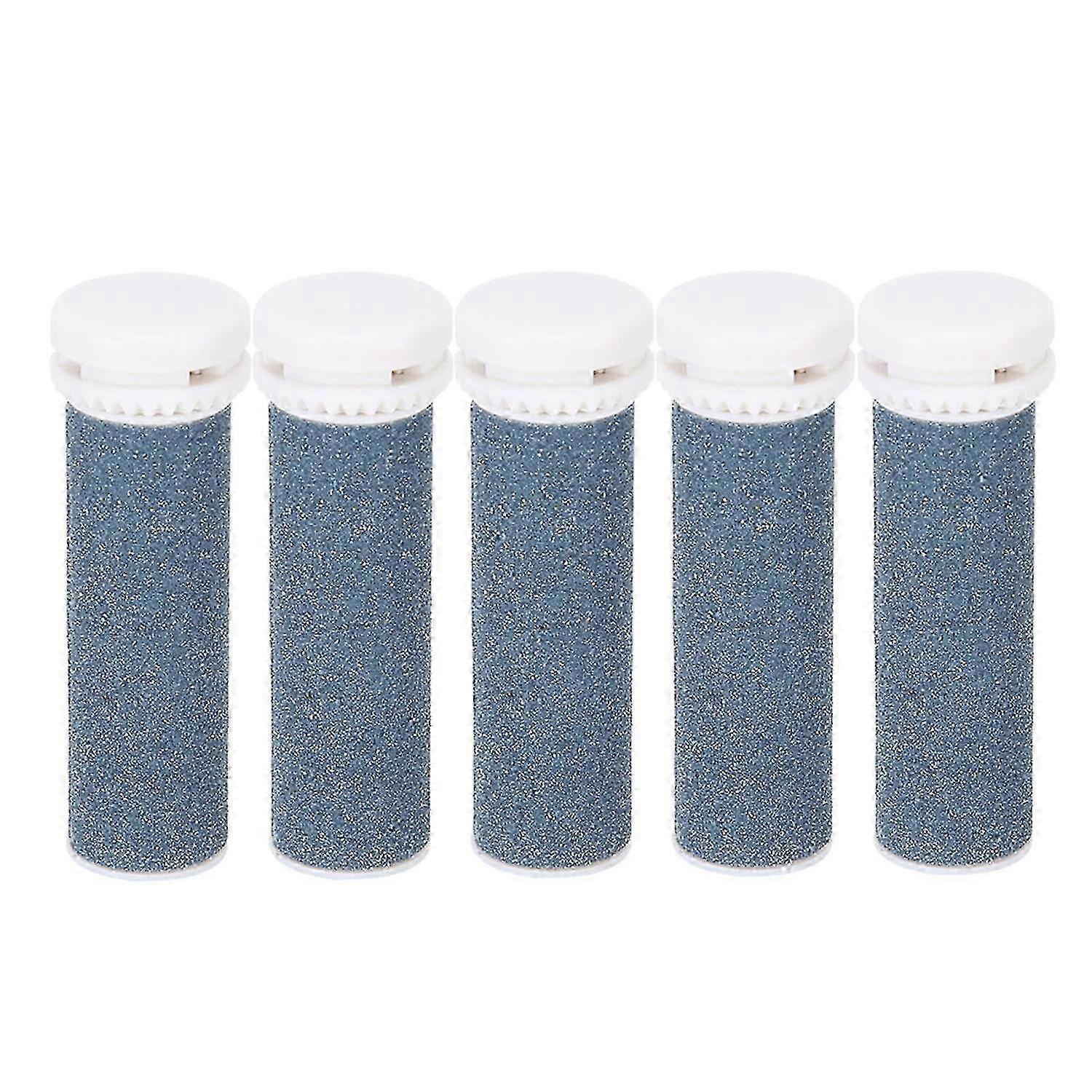 5 extra-coarse abrasive roller replacements for removing calluses from feet.