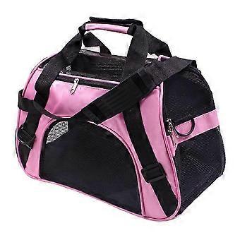 Dog Carrier, Cat Carrier, Car Pet Carrier, 52 x 27 x 32 centimeters (Pink)