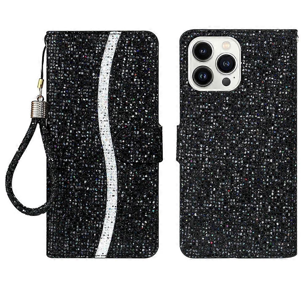 Glitter Powder Filp Leather Phone Case