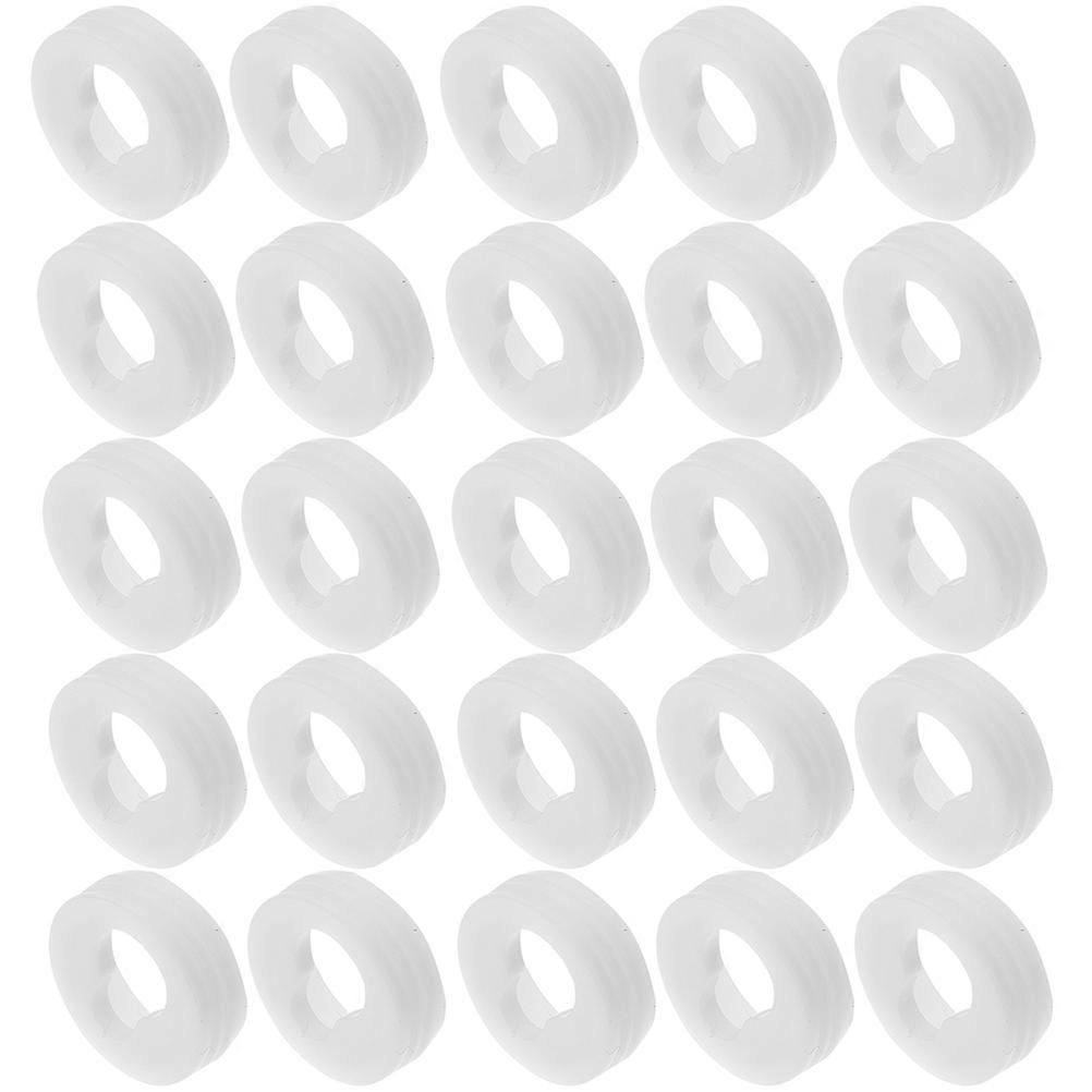 Keyhole Hangers Plastic Picture Frame Mount for Hanging 60Pcs White