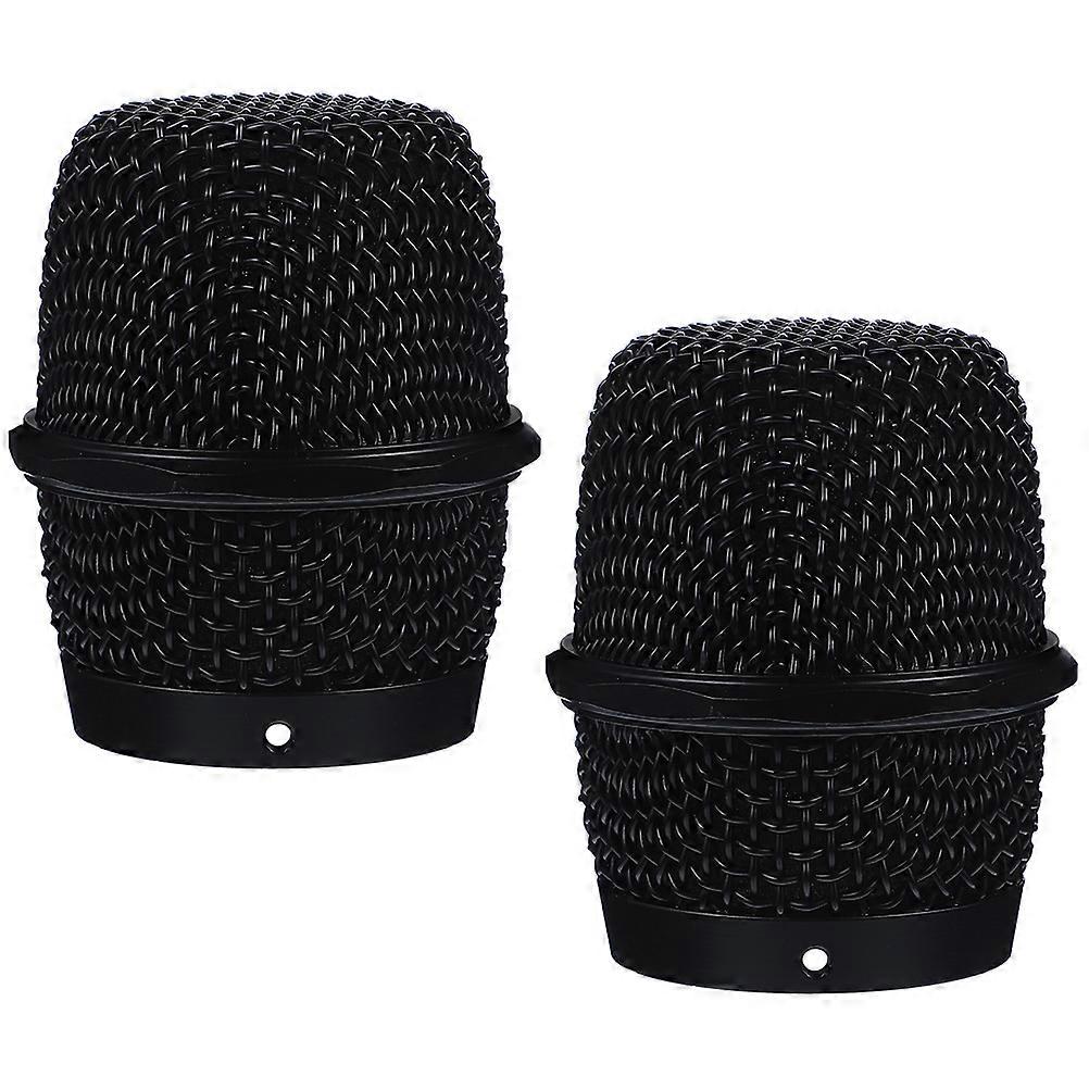Wireless Microphone Mesh Grille Heads Replacement for Bs-780 2Pcs Set