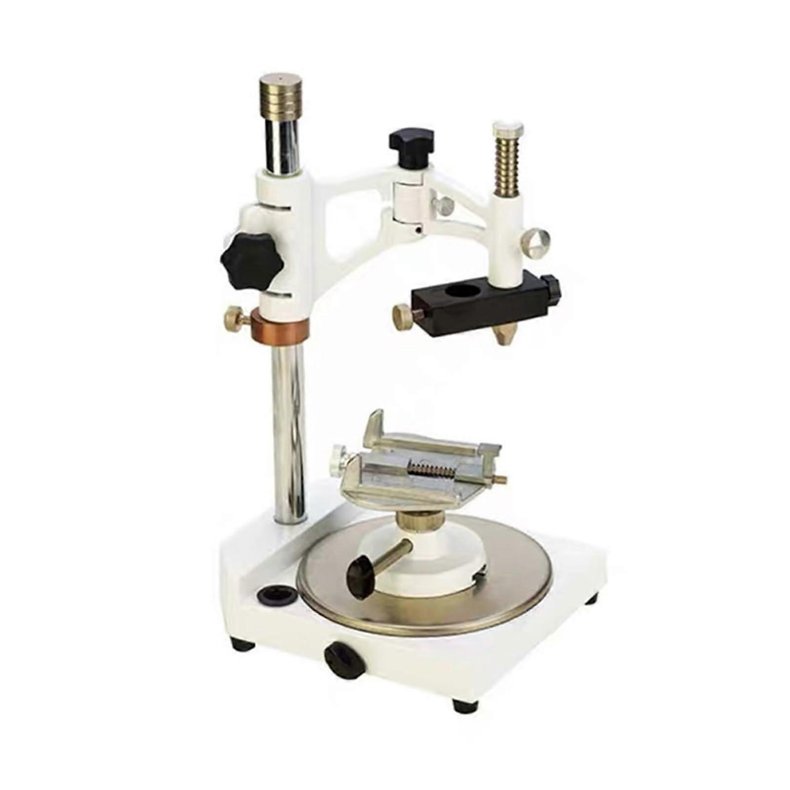 Dental Lab Surveyor Parallelometer with Square Base and 7 Interchangeable Spindles for DIY Use