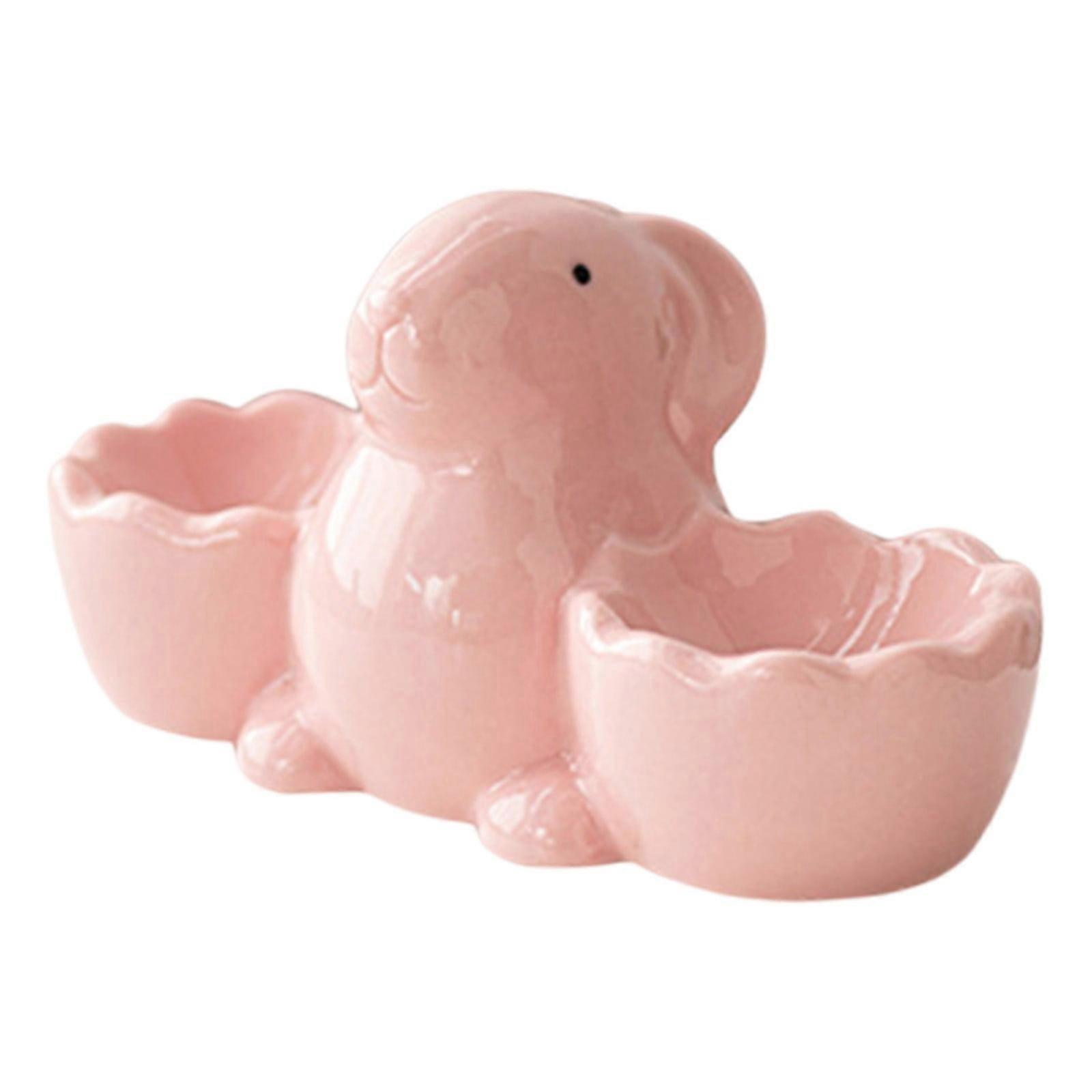 Easter Dinnerware set Shape Eggs Cups Handmade Ceramic Soft Boiled Eggs Holder Fun And Kitchen Tableware Suitable For Breakfast
