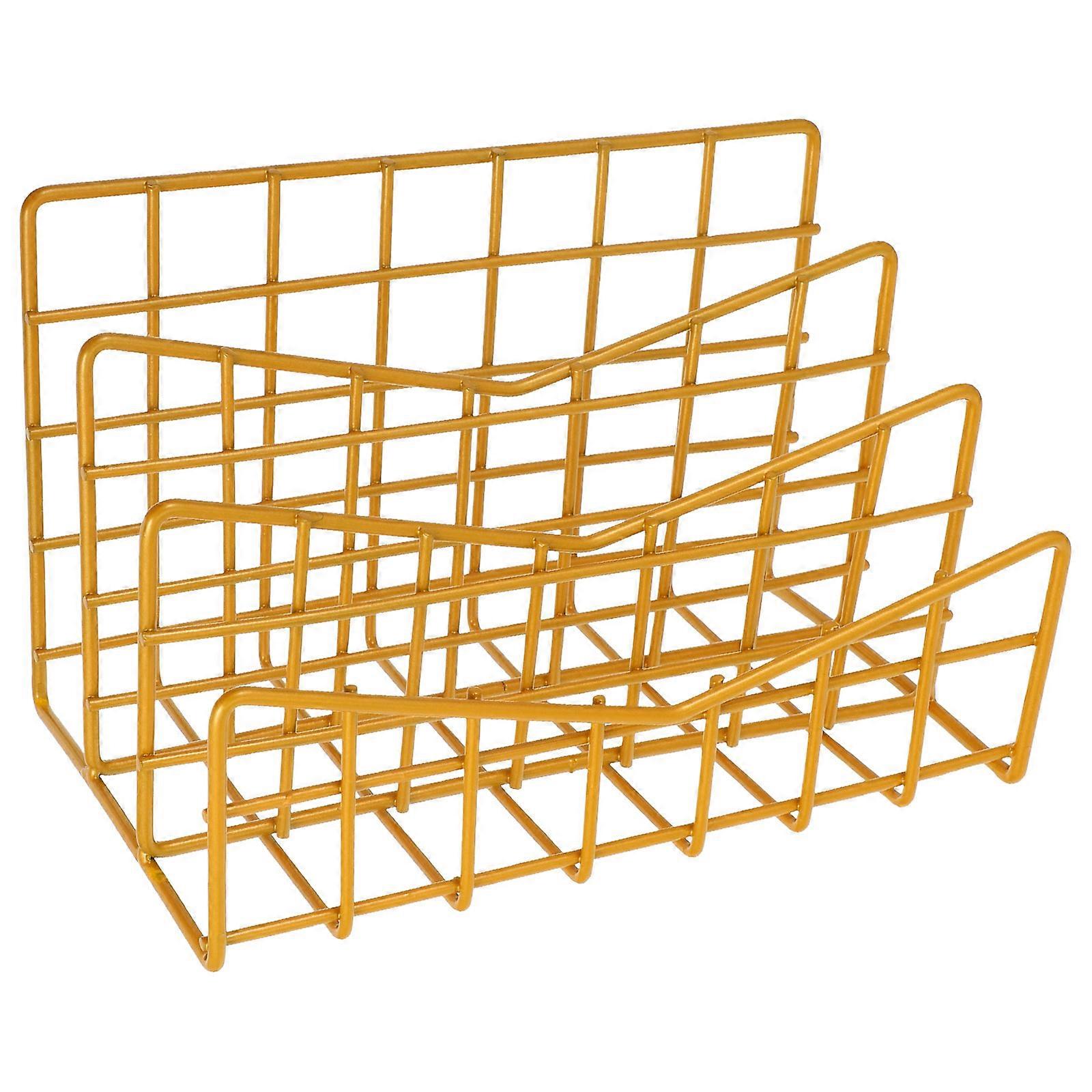Practical Organization Rack Metal Mail Sorter for Storage 3Pcs Set