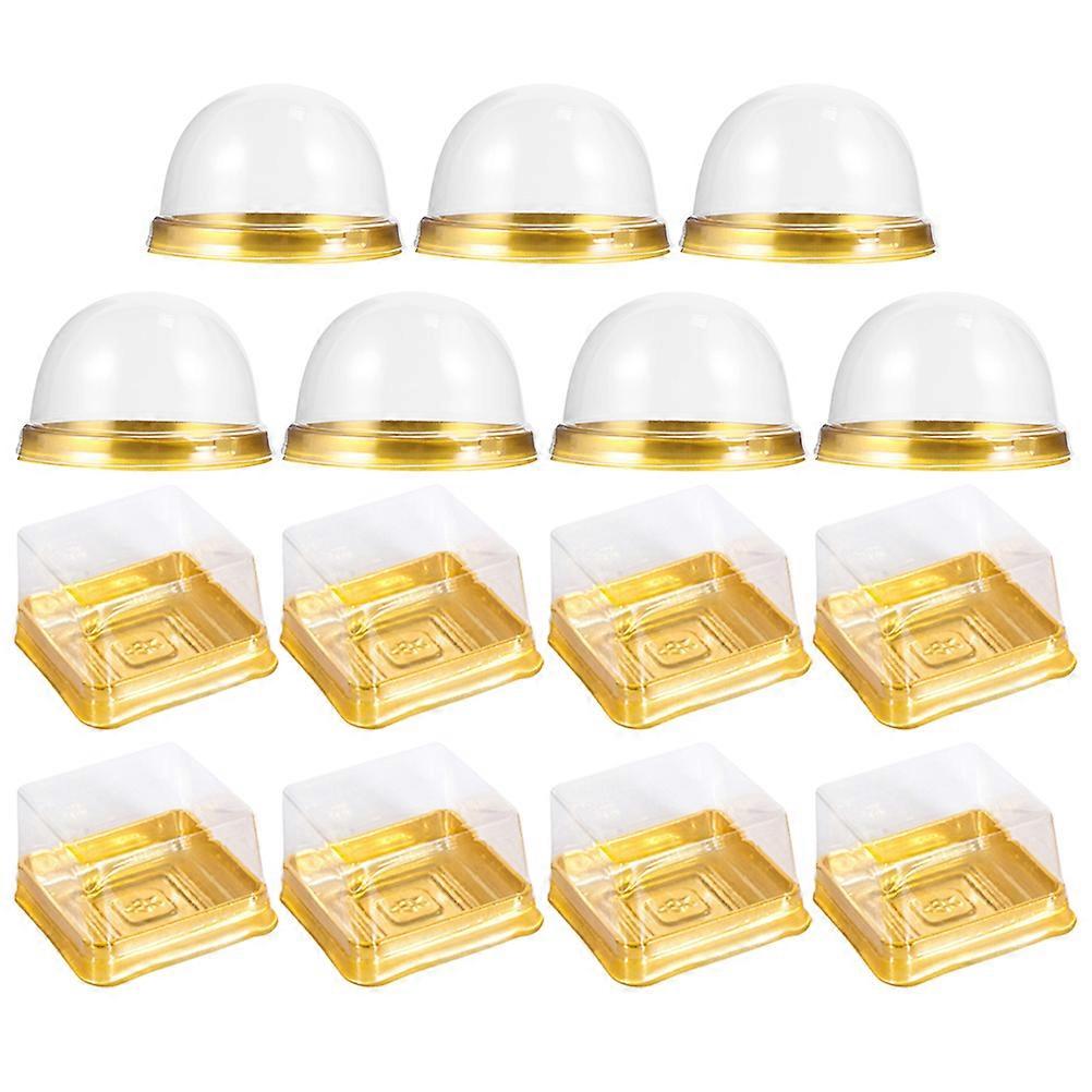 Assorted Color Cake Packing Cases for Storage 100Pcs Baking Supplies Plastic Boxes