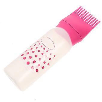 Dry Cleaning Bottle Rosy Hair Dye Bottle Hairdressing Hair Applicator 3Pcs