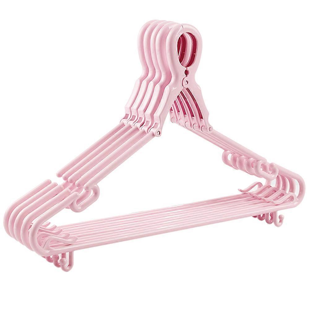 Windproof Clothes Hangers Plastic Multi-Function Heavy-Duty Hangers 5Pcs