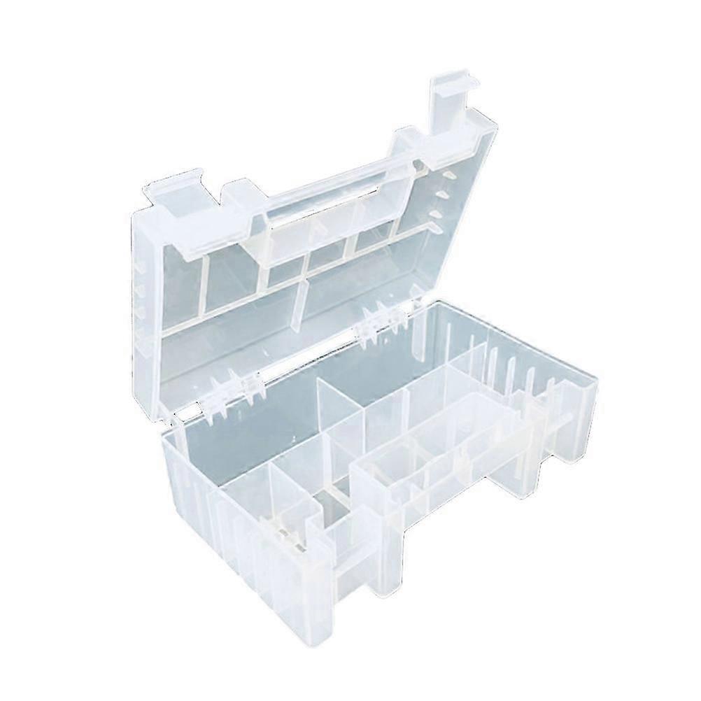 Transparent PP Battery Storage Box, Multifunctional for Organizing Batteries