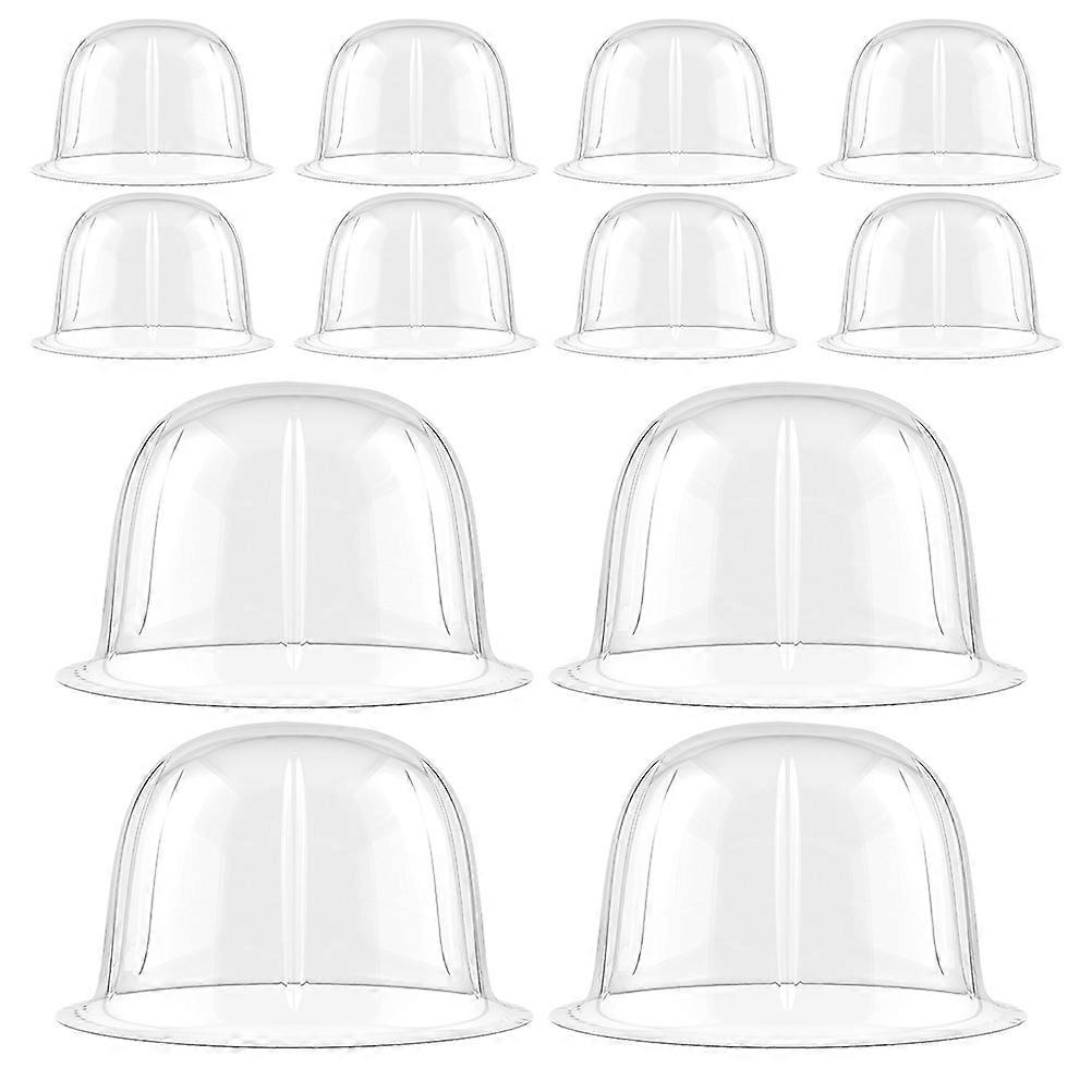 Baseball Cap Stand Hat Insert Support for 12Pcs Transparent Plastic Storage