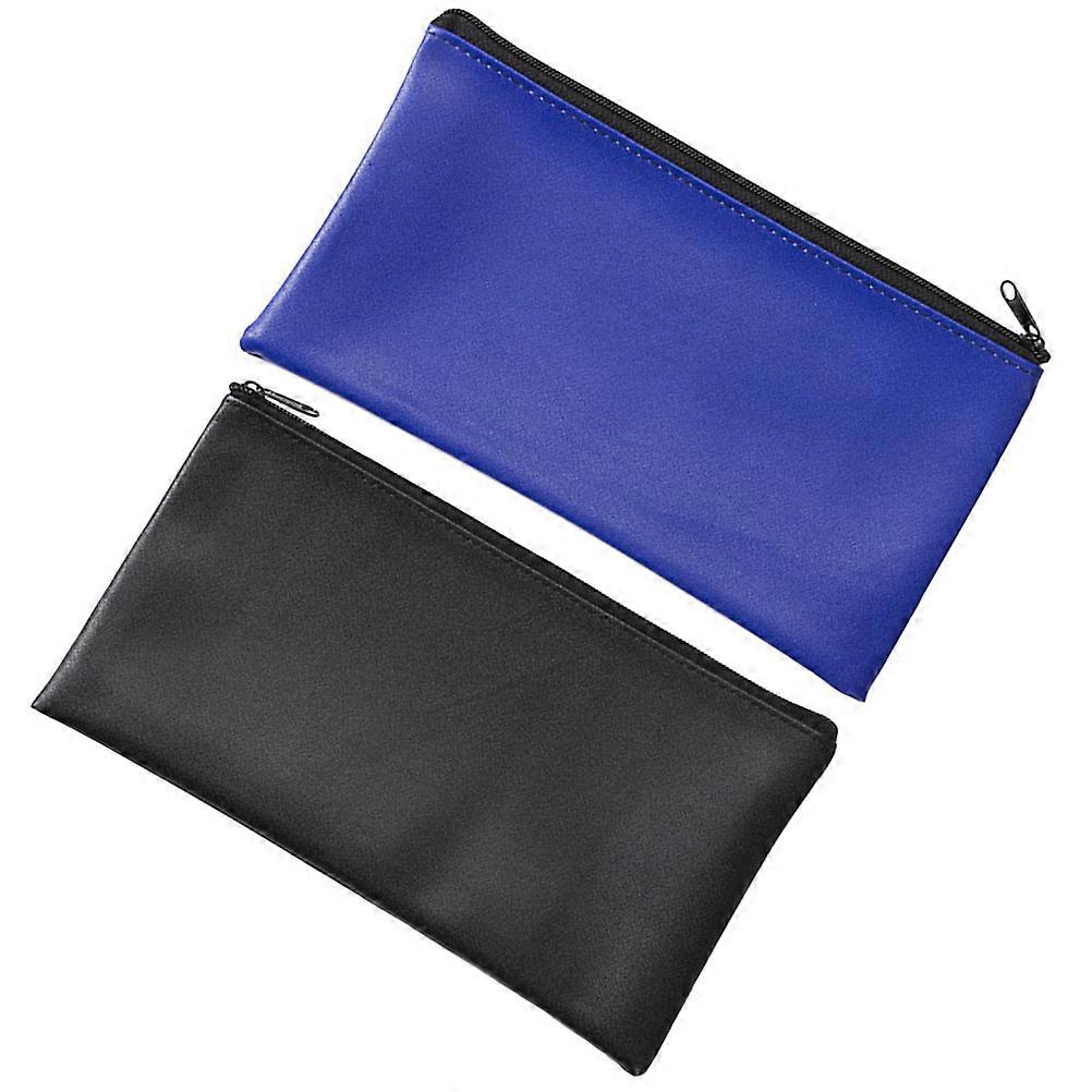 Waterproof Document Bag Document Pouch for Storage 2Pcs Zippered Set