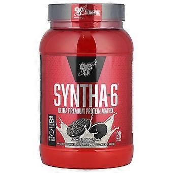 BSN, Syntha-6®, Ultra Premium Protein Matrix, Cookies & Cream, 2.91 lb (1.32 kg)