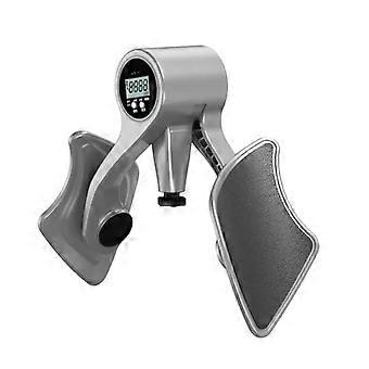 2 In 1 Sliver Smart Lcd Counting Kegel Trainer For Glute Lifting & Leg Toning Adjustable Resistance 360A Rotating Baffles Postpartum Recovery Pelvic H