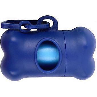 Dog Poop Bag Dispenser with Leash Clip, Portable Waste Bag Holder for Outdoor Use, Includes 1 Roll Bags