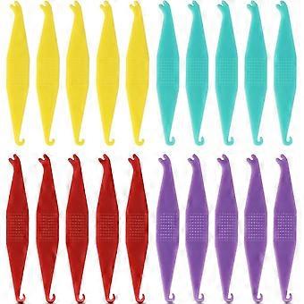 20Pcs Braces Rubber Band Tool, Dental Elastic Rubber Bands Placers for Braces, Disposable Plastic Orthodontic Elastic Placers random color-Good