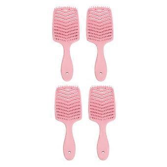 4pcs Vented Detangling Hair Brush V Shape Manage Tangle Speed Dry Hair Brush With Ergonomic Handle for Women Home