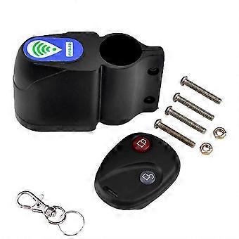 Compatible with mountain bike anti-theft security alarm lock, with remote control and sound alarm.