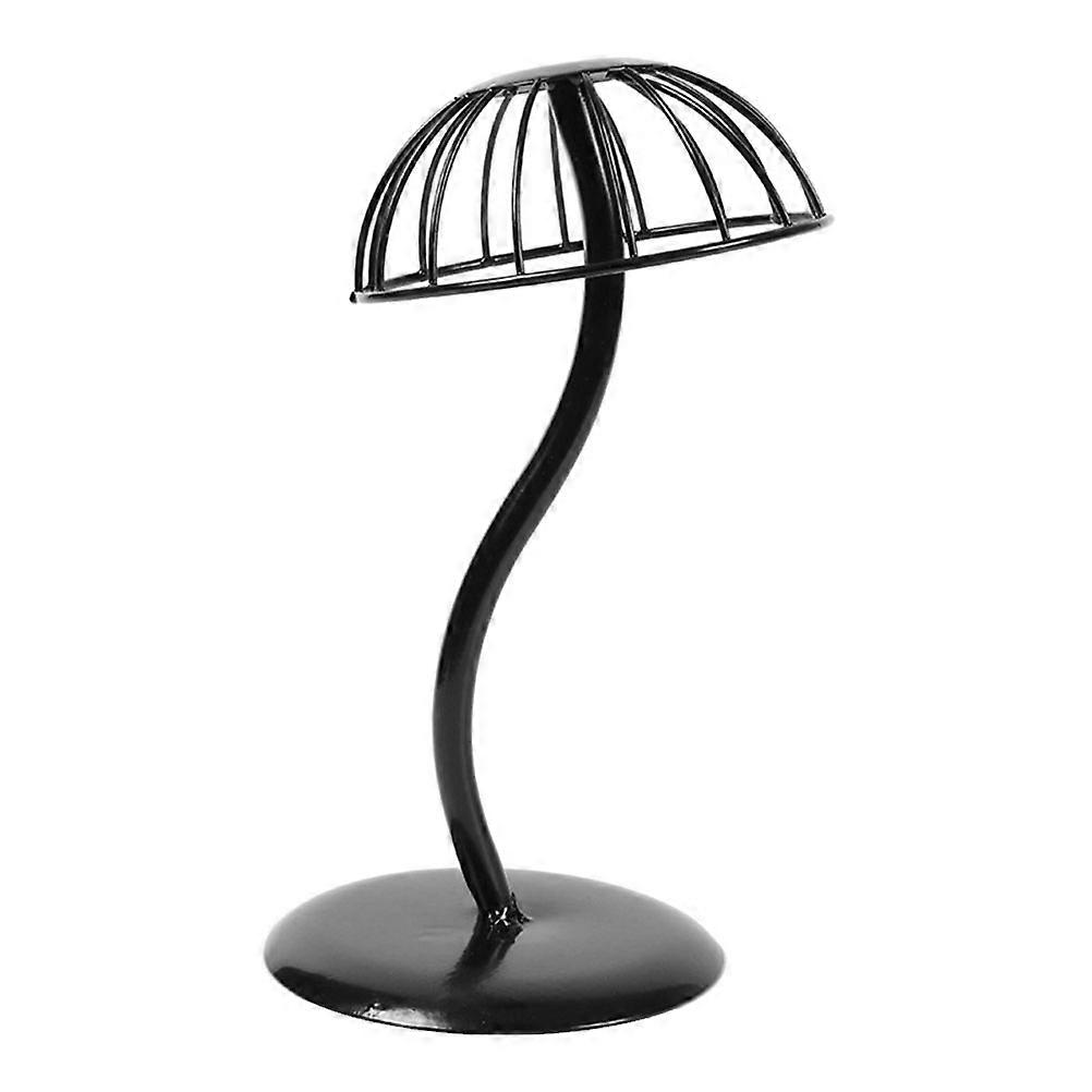 1pc Creative Hat Display Rack Montrant Stand Hat Display Holder Noir